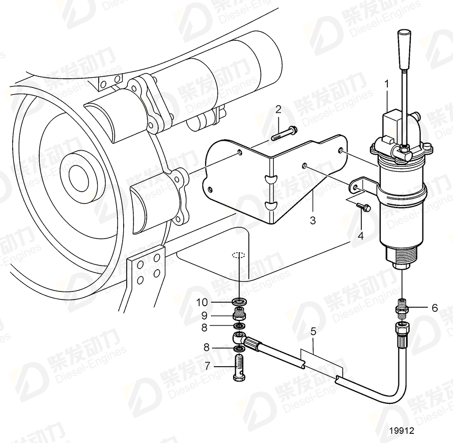 volvo penta Nipple 3838214 Drawing volvo penta Nipple 3838214 Drawing